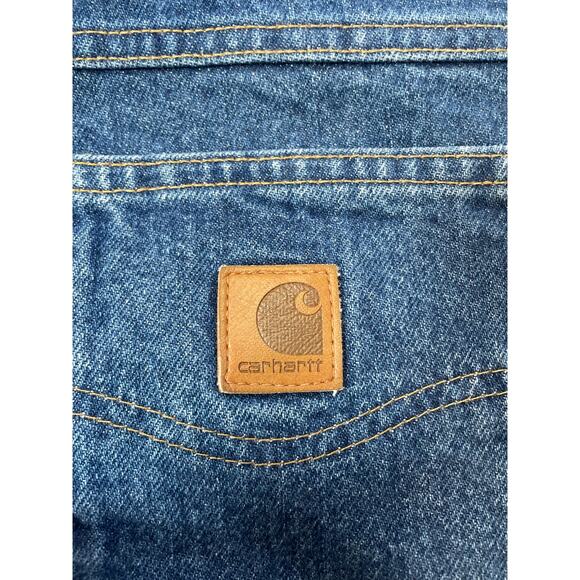 Carhartt Relaxed Fit Jeans. 14806, D17 DST, 40x32, New condition, Med Wash - Picture 3 of 5